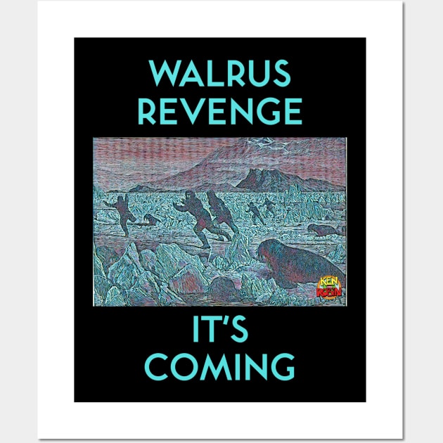 Walrus Revenge Wall Art by kenrobin